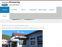 Tablet Screenshot of kressnig.at
